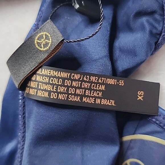 NWT VIX Paulahermanny Bia Tube Bottom Color Quizas Indigo Size XS - Picture 11 of 11